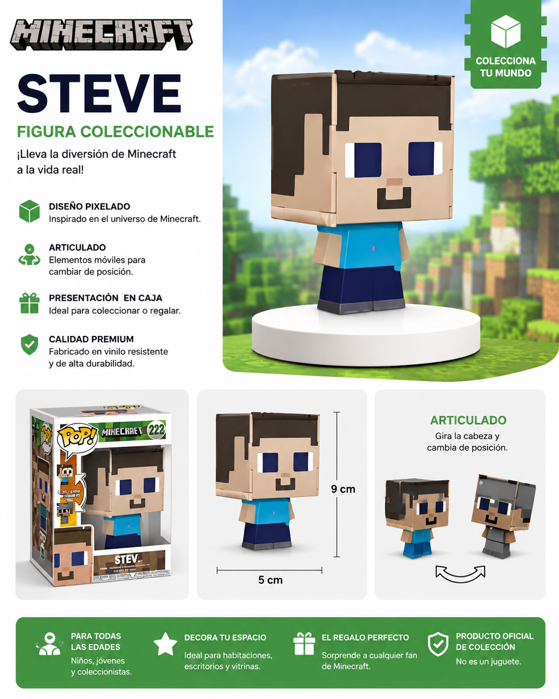 FUNKO POP MINECRAFT